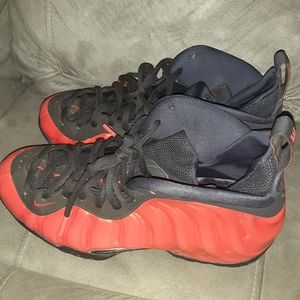 Nike Air Foamposite One 2018 Habanero Red Shoes Size 9.5 laced Up( 31499-601)...